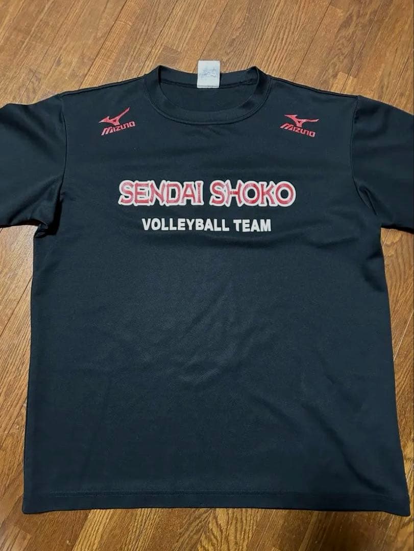Mizuno SENDAI SHOKO バレーボール Tシャツ　川内商工Tシャツ