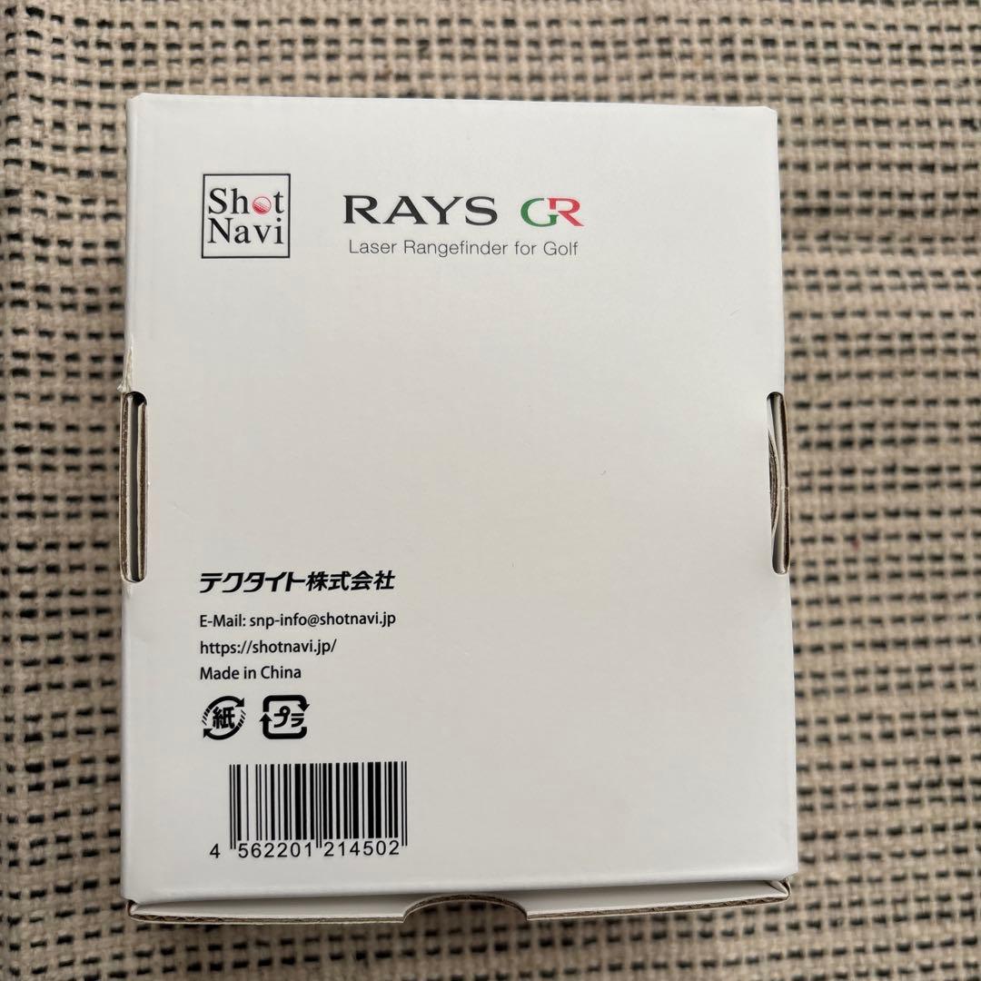 ShotNavi RAYS GR ゴルフ用距離計 ホワイト