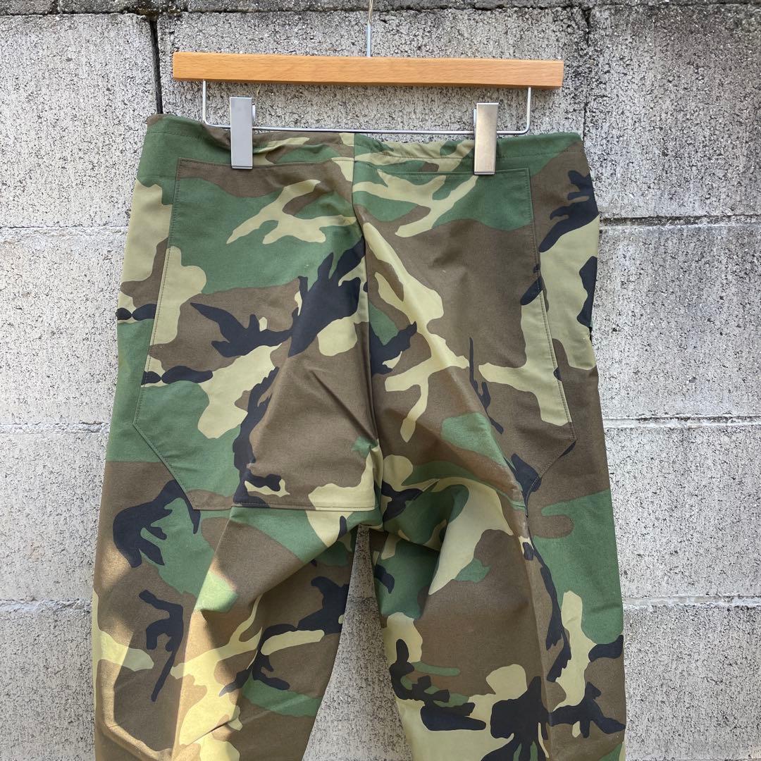 デッドストック 90年納入　米軍実物　ゴアテックスパンツ　カモフラ