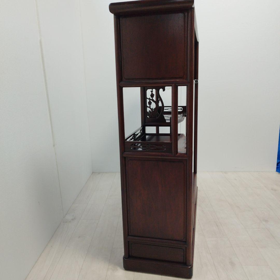 【引き取り歓迎】木製茶棚 和箪笥 飾り棚 茶箪笥 木製