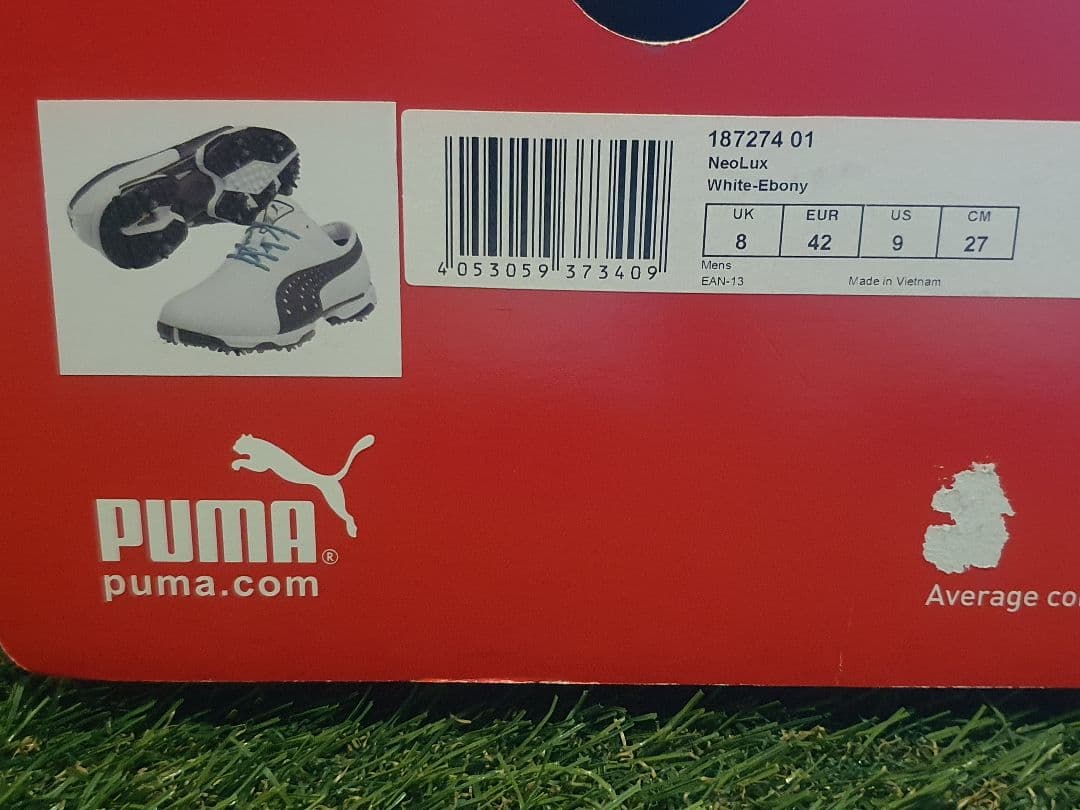新品未使用 Puma プーマ ゴルフシューズ ホワイト/グレー 27.0cm