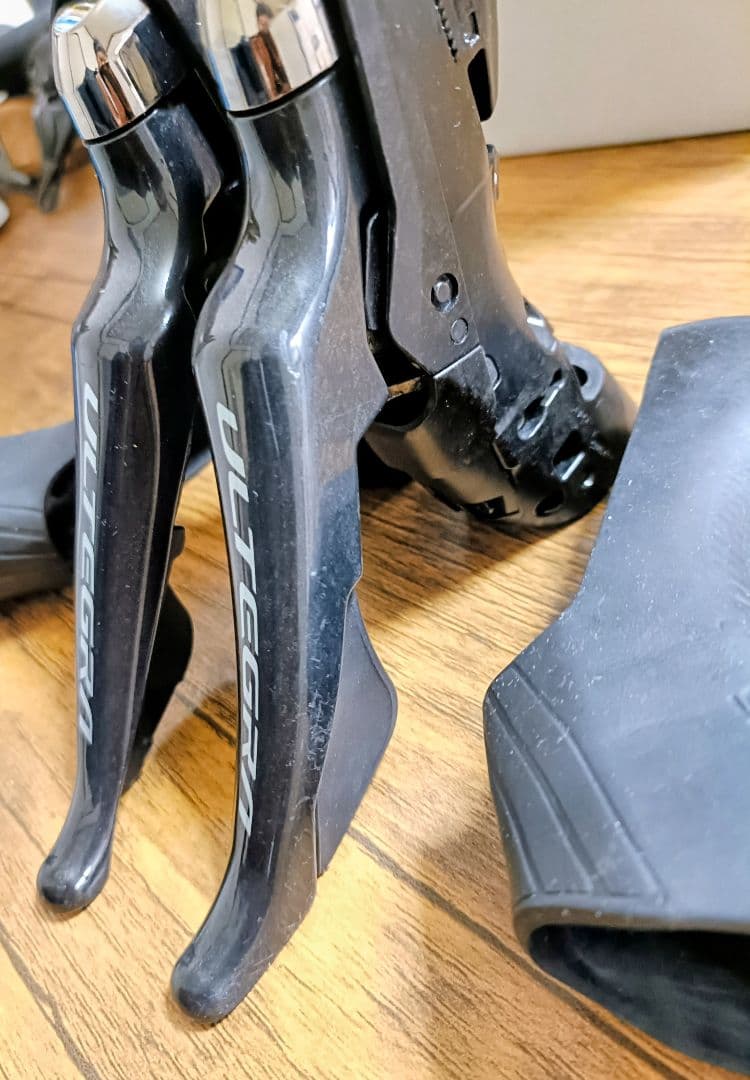 【美品】 アルテグラ ST-R8020 STIレバー 左右セット ULTEGRA