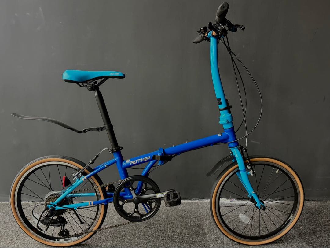 新品未使用 PANTHER 折りたたみ自転車 20インチ Shimano7段変速