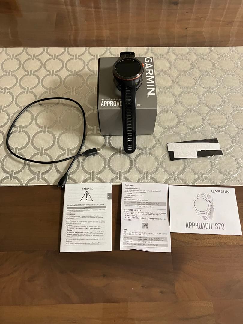 オタク様【美品】GARMIN APPROACH S70 ブラック
