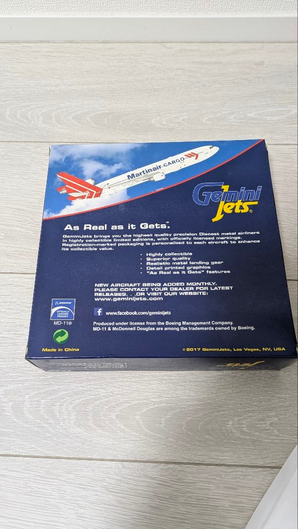航空機・ヘリコプター Gemini Jets Martinair CARGO MD-11F 1/400