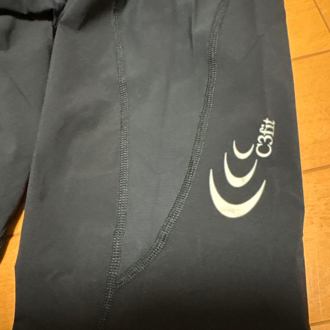 C3fit メンズ Lサイズ タイツ　ブラック