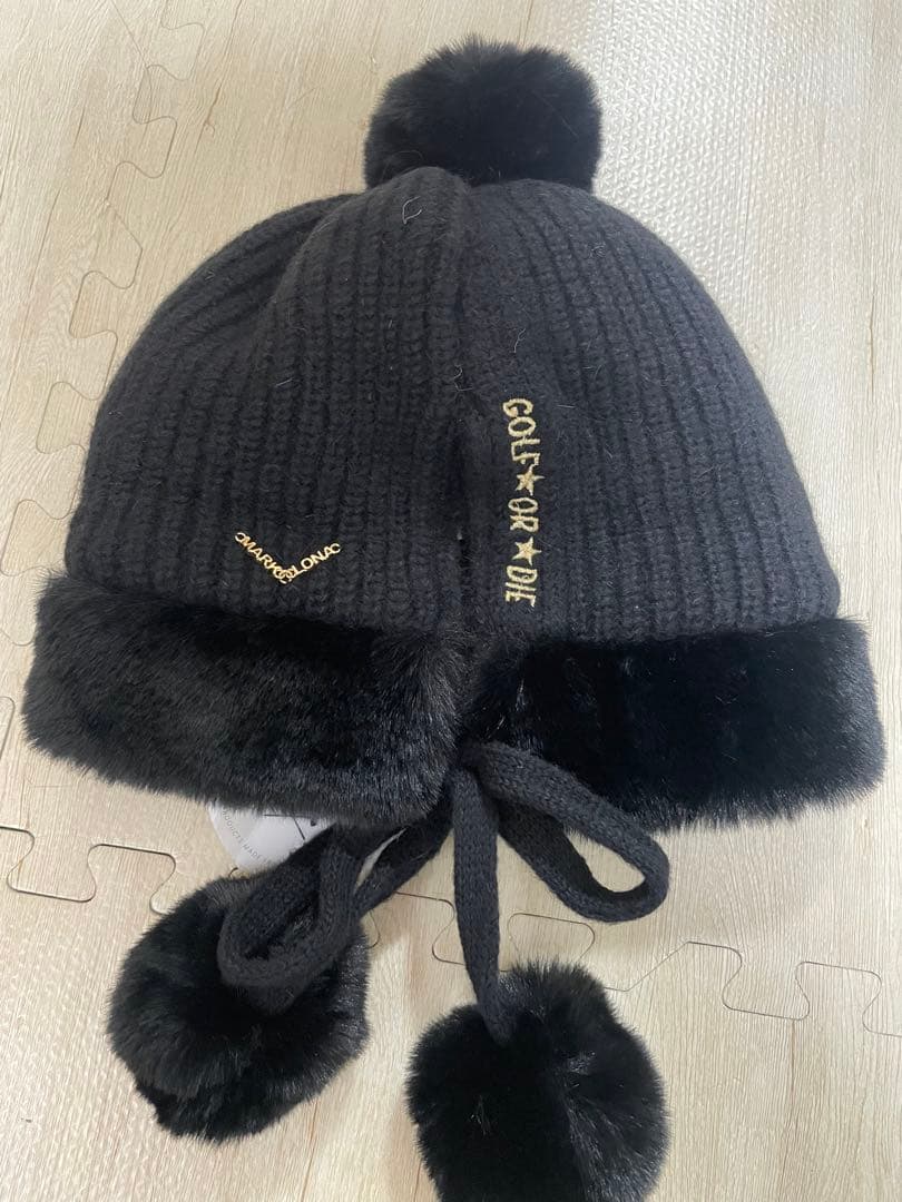2点セット 25AW MARK&LONA Furry Cat Beanie