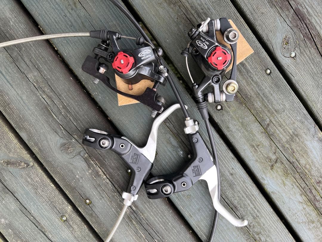 Shimano XT ディオーレブレーキレバー ・スラム機械式ディスクブレーキ