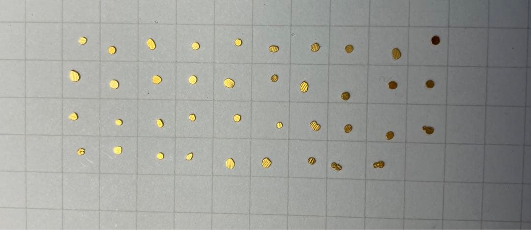 土肥金山の砂金　41粒