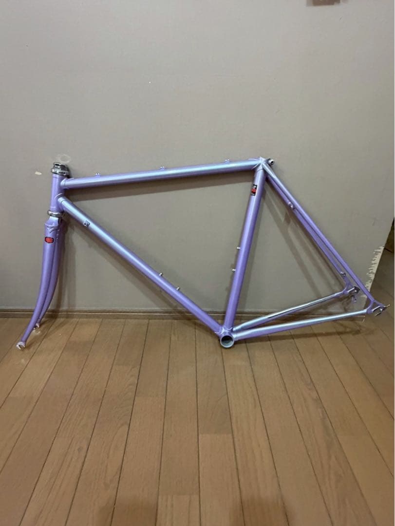 未使用品ビンテージ　ニシキ★クロモリロードフレーム100×126mmランドナー