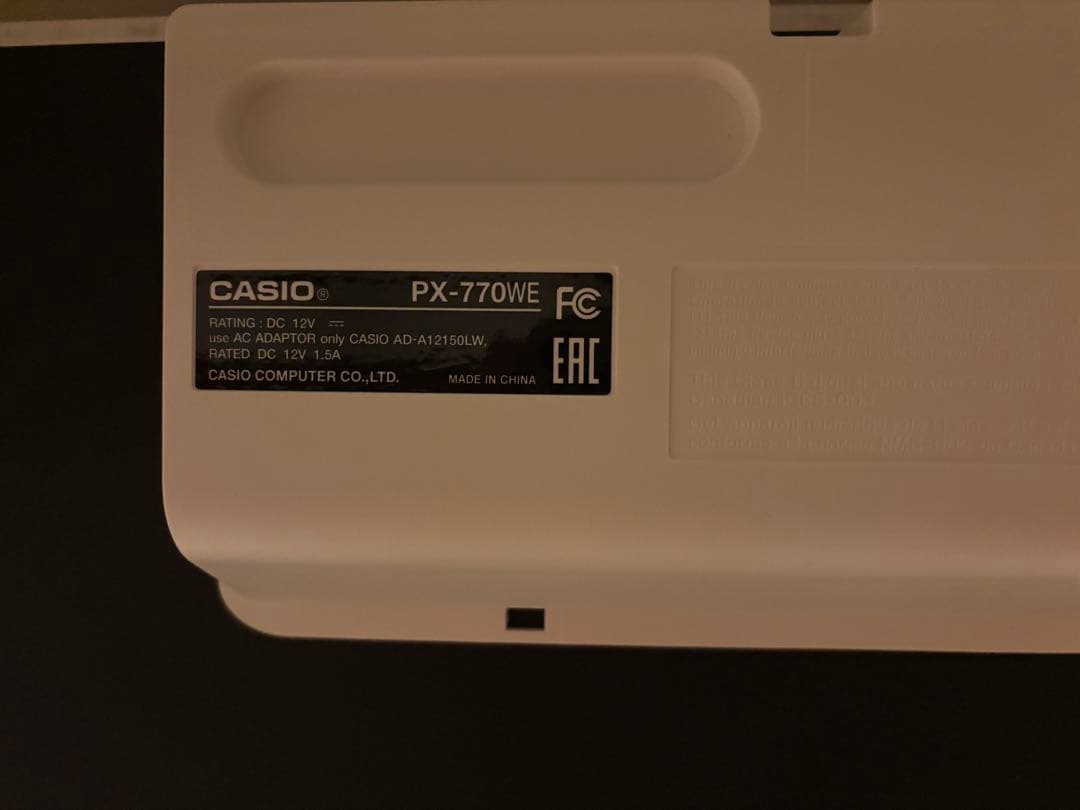 電子ピアノ CASIO Privia PX-770