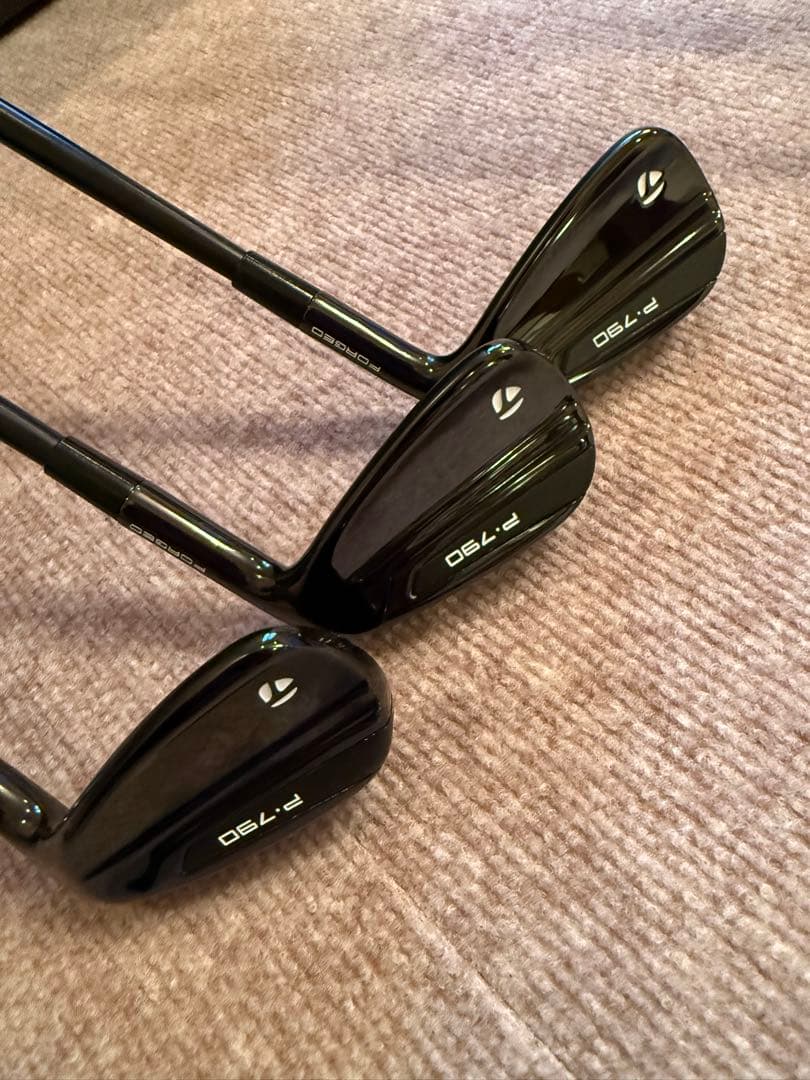 TaylorMade P-790 フォージドアイアンセット 6本　ブラック