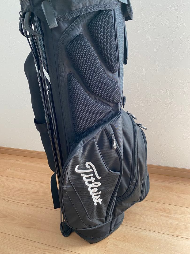 【極美品】Titleist タイトリスト ゴルフ キャディバッグ スタンド付き