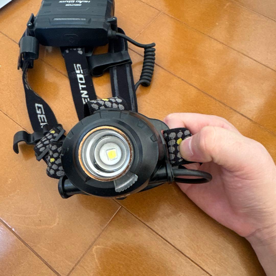GENTOS LED ヘッドランプ 調光機能付き