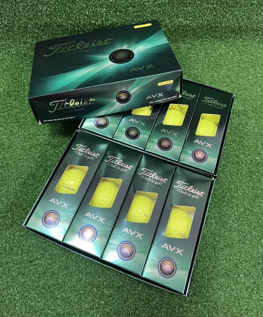 タイトリスト AVX【イエロー】新品正規品　24年モデル　２ダース