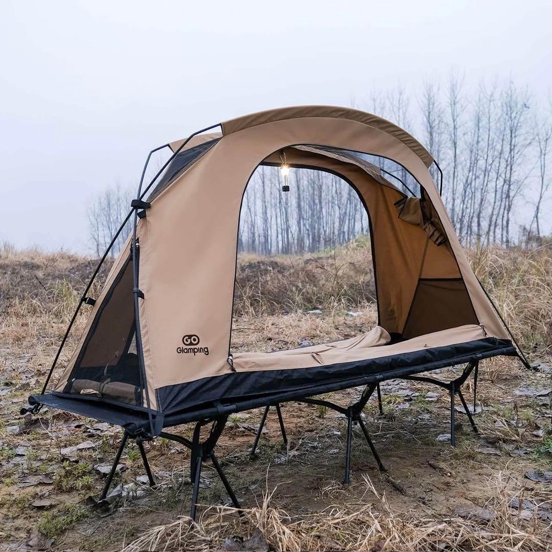 星空を眺める　コットテント　コットン素材　ソロテント　ツーリングテント　登山