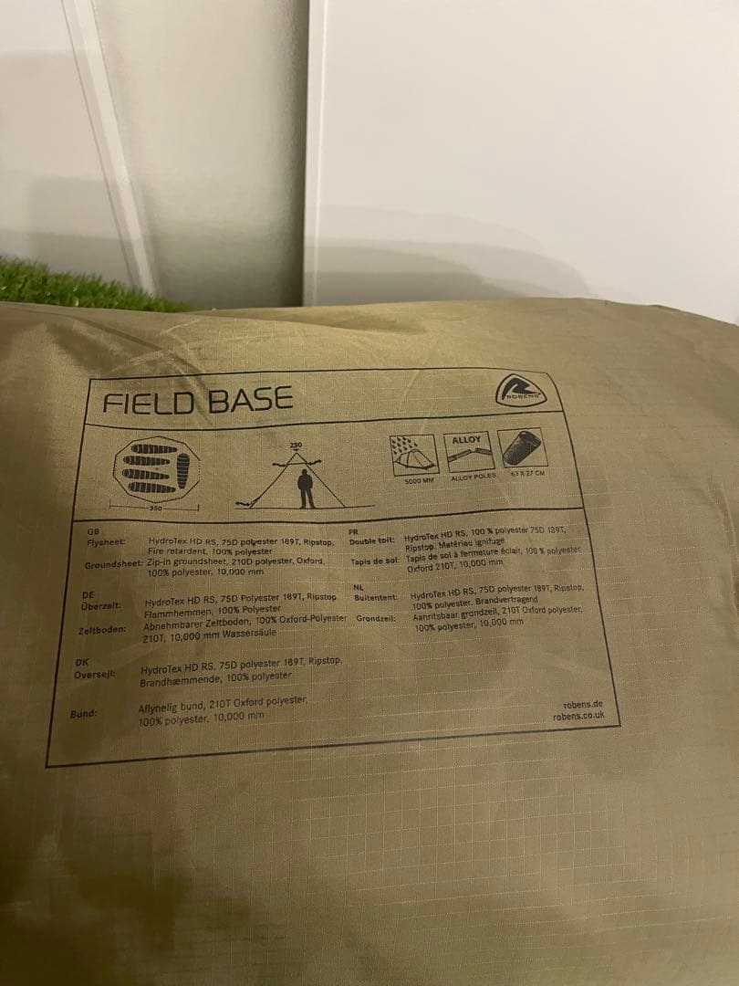 新品　Robens Field Base ローベンス　ワンポールテント