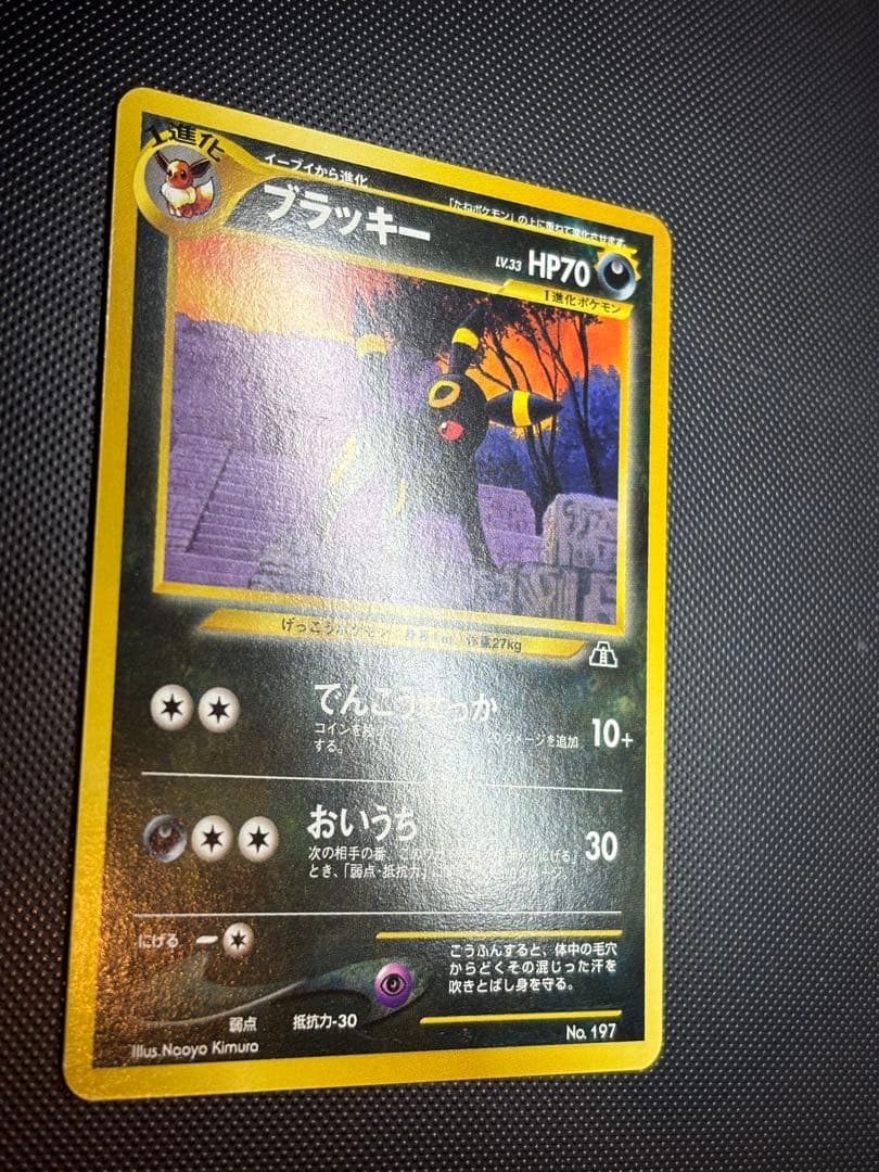旧裏　極美品　ブラッキー　プレミアムファイル2 ★neo 遺跡をこえて