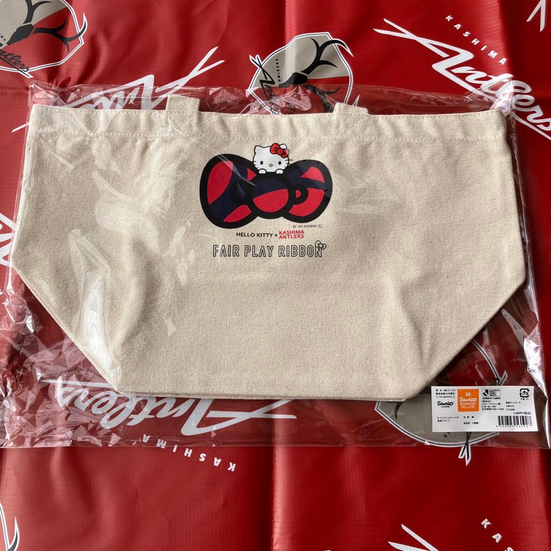 鹿島アントラーズ×Hello Kitty コラボキャンバスバッグ セット