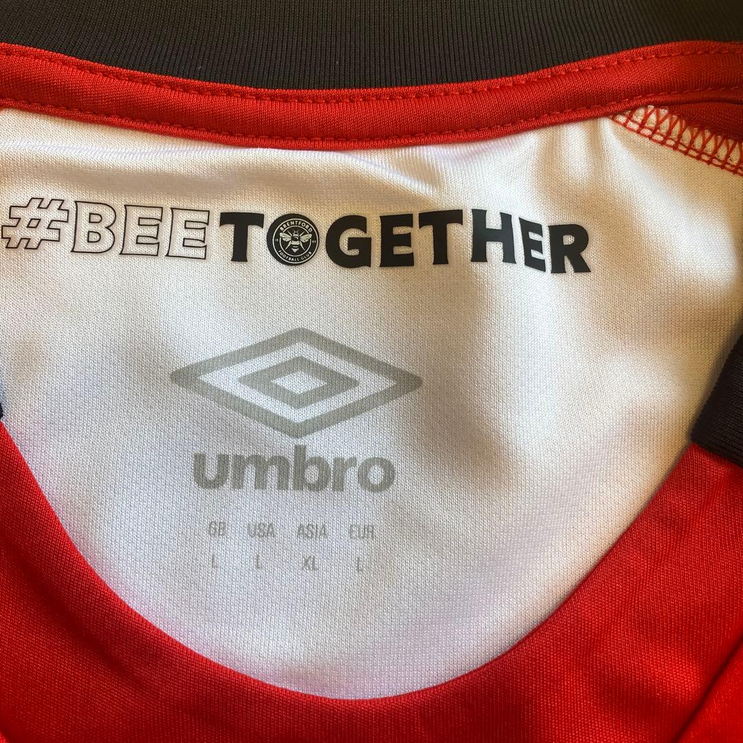 Umbro Brentford FC サッカーシャツ Lサイズ
