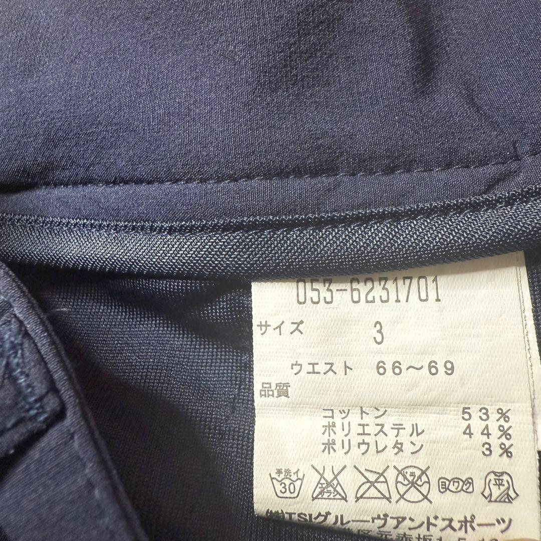 PEARLY GATES★美品 3 M位 30周年 ハーフパンツ ネイビー