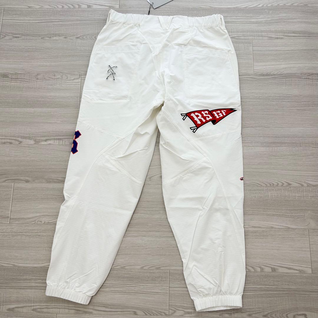 新品　ラッセルノ　パンツ　ジョガー　春夏　ホワイト　ウエストゴム　薄手　サイズ6
