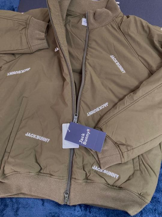 新品 ジャックバニー ポリエステル ストレッチタフタ 中綿ブルゾン(5)サイズL