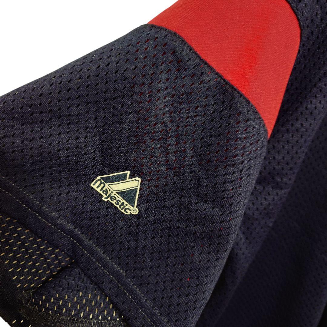 Majestic USA製 MLB Red Sox ベースボールシャツA3516