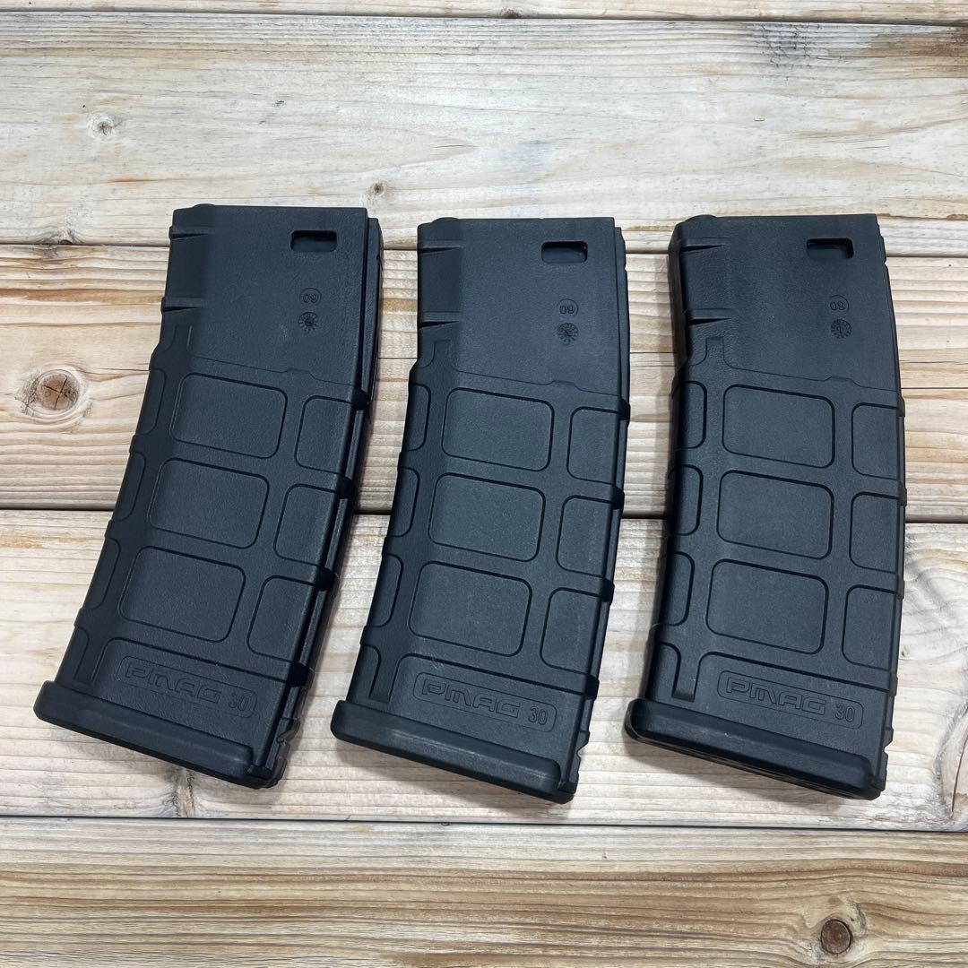 PTS PMAG スタンダードマガジン 3個セット ブラック　m4