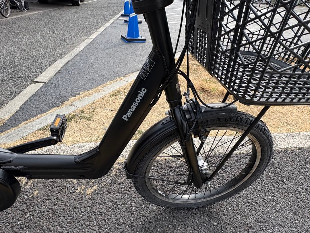 中古20㌅Panasonic電動アシスト自転車　13.2Ah4点灯　大阪　060