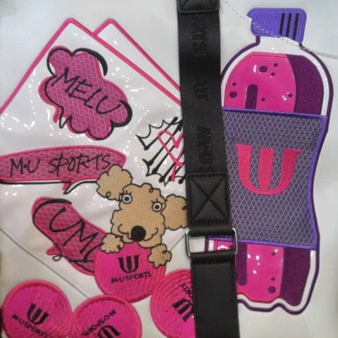 【新品タグ付】MU SPORTS ロッカーバッグ トート(大) ホワイト/ピンク