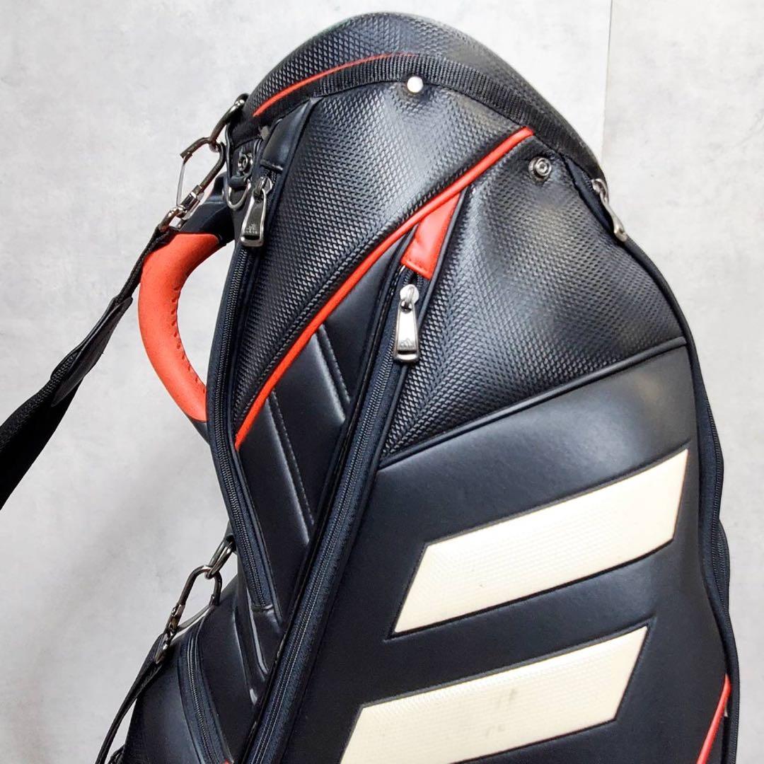 人気モデル アディダス スリーバー キャディバッグ DI849 9.5型 4分割