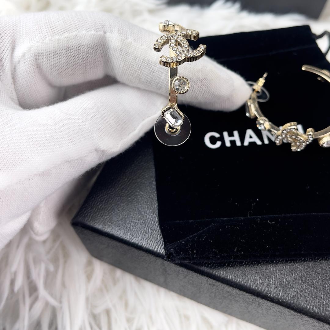 CHANEL シャネル ピアス ゴールド
