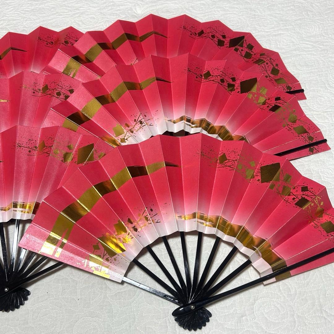【お買い得処分❣️】舞扇6本セット 長さ29㎝
