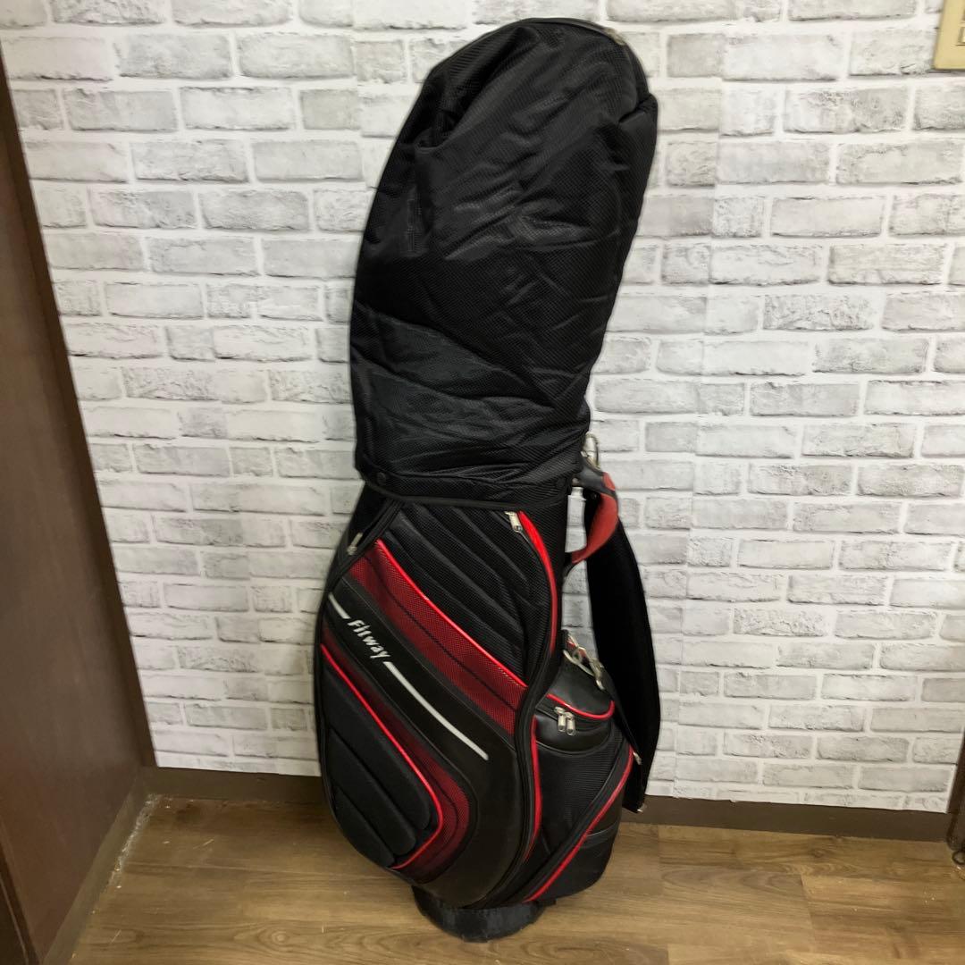 【軽量・美品】Fitway フィットウェイ キャディバッグ 5分割 ブラック