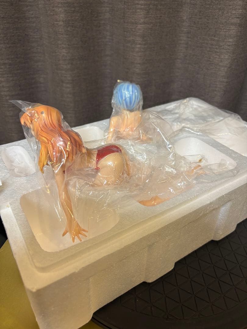 レイ＆アスカ ビーチサイド フィギュア 1/6 コールドキャスト製 塗装済完成品
