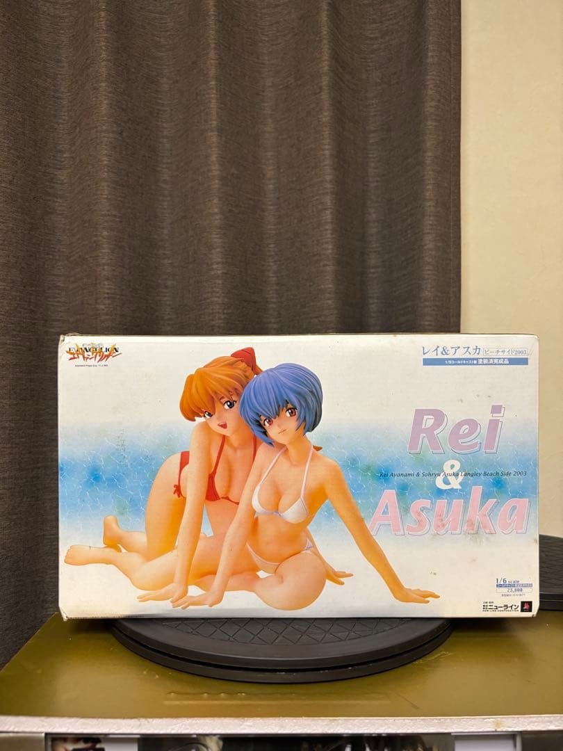 レイ＆アスカ ビーチサイド フィギュア 1/6 コールドキャスト製 塗装済完成品
