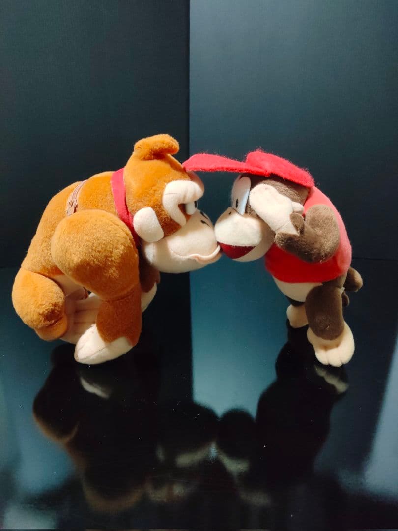 【非売品】動作確認済み ドンキーコング ディディーコング ぬいぐるみ 当時物