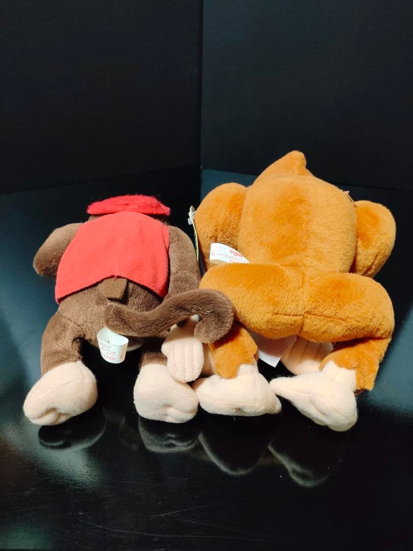 【非売品】動作確認済み ドンキーコング ディディーコング ぬいぐるみ 当時物