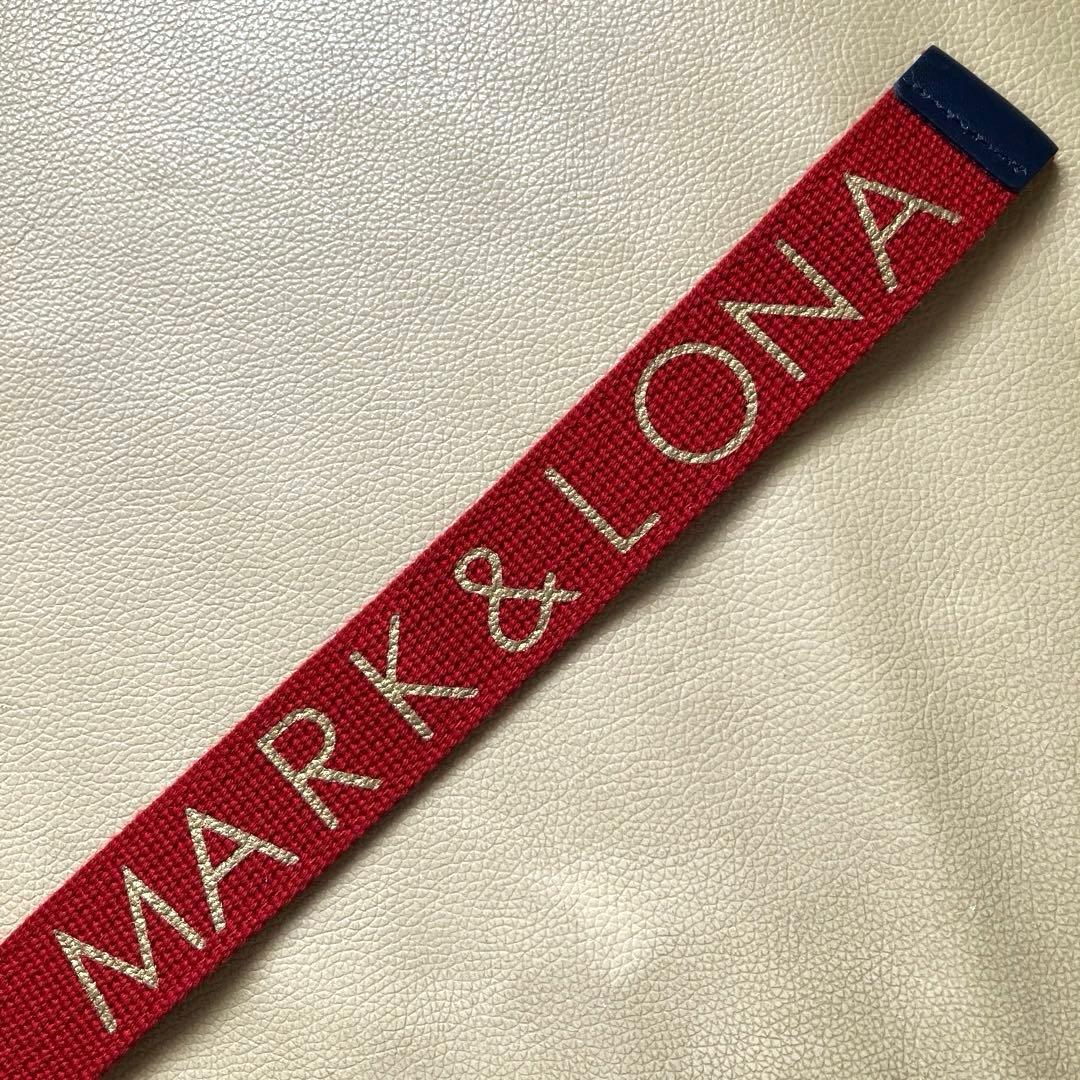 【未着用】マークアンドロナ MARK & LONA メンズ マーカー付き ベルト