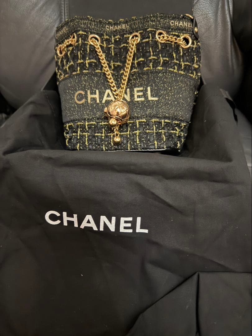 非売品　ノベルティ　CHANEL ラメ　カバン　ゴールドチェーン　新品　未使用