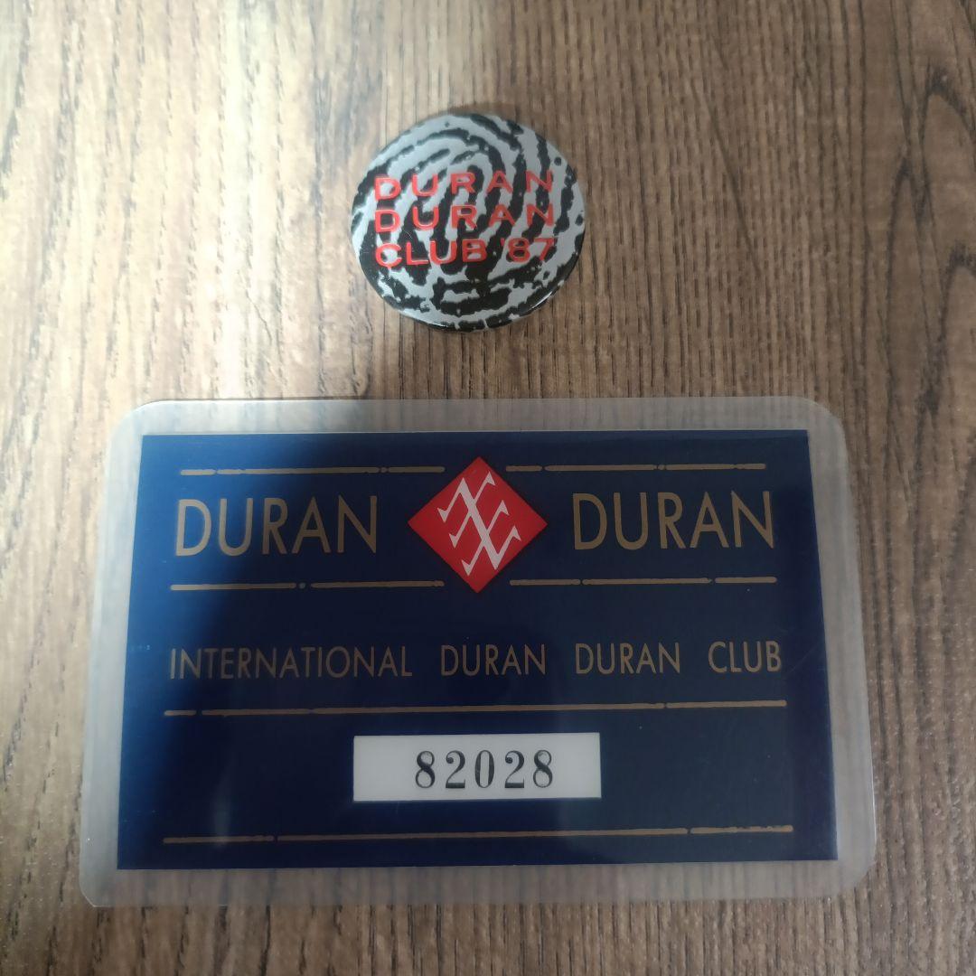 DURAN DURAN ファンクラブ 公式缶バッジ & 会報誌 1987