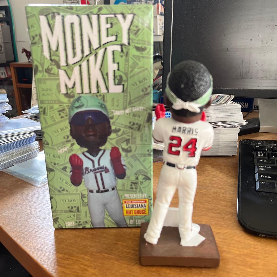 球場配布　マイケル・ハリス　II世　Braves マイナー　ボブルヘッド
