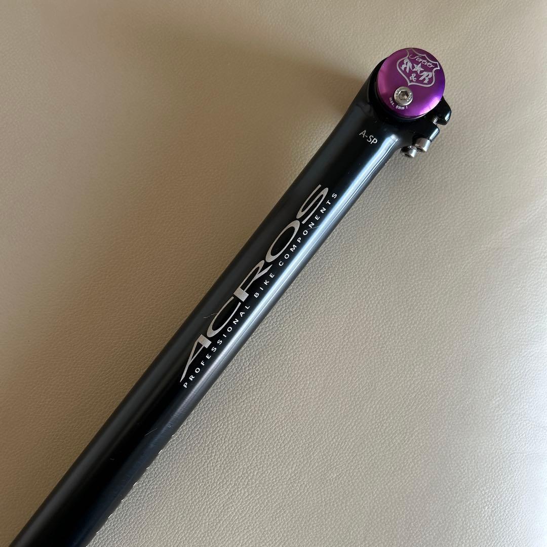 ACROS ASP シートポスト ブラック/パープル　30.9mm