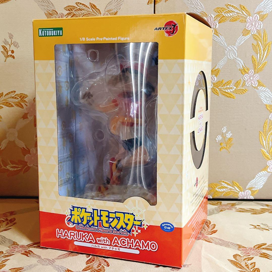コトブキヤ ポケットモンスター ハルカ with アチャモ フィギュア 色紙付き