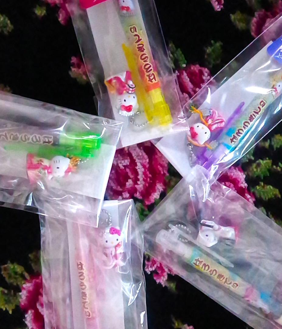 キティ 歌舞伎 ボールペン5本 静御前 雪娘 藤娘 揚巻 鷺娘