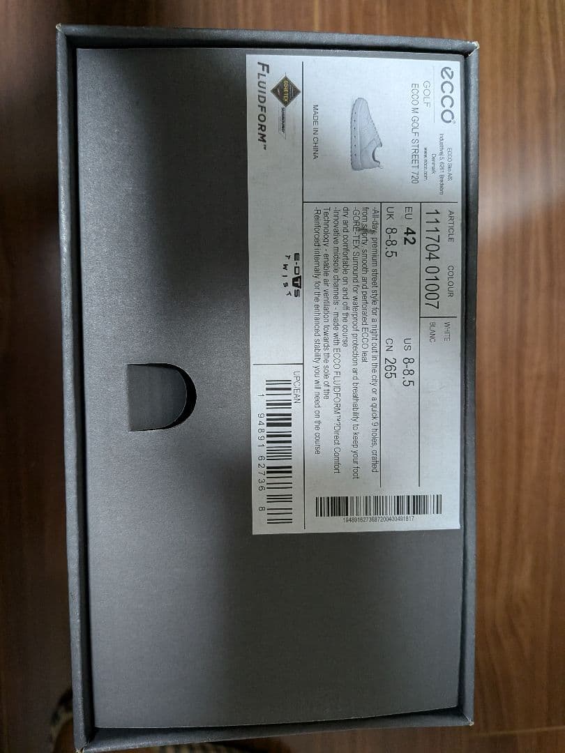 ECCOエコー　ストリート スパイクレス ゴルフシューズ サイズ42