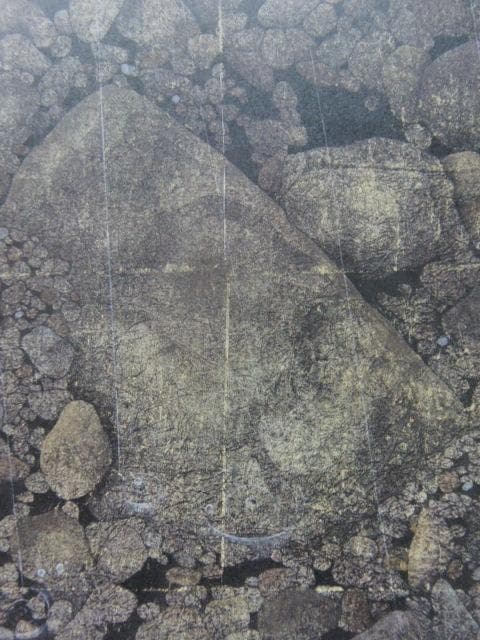 村田茂樹、【雨】、希少な額装用画集画、新品高級額 額装付、状態良好