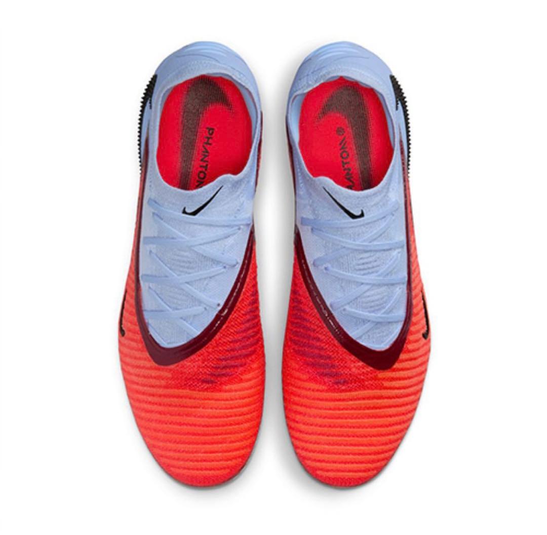 美品　Nike Phantom サッカーシューズ レッド/グレー