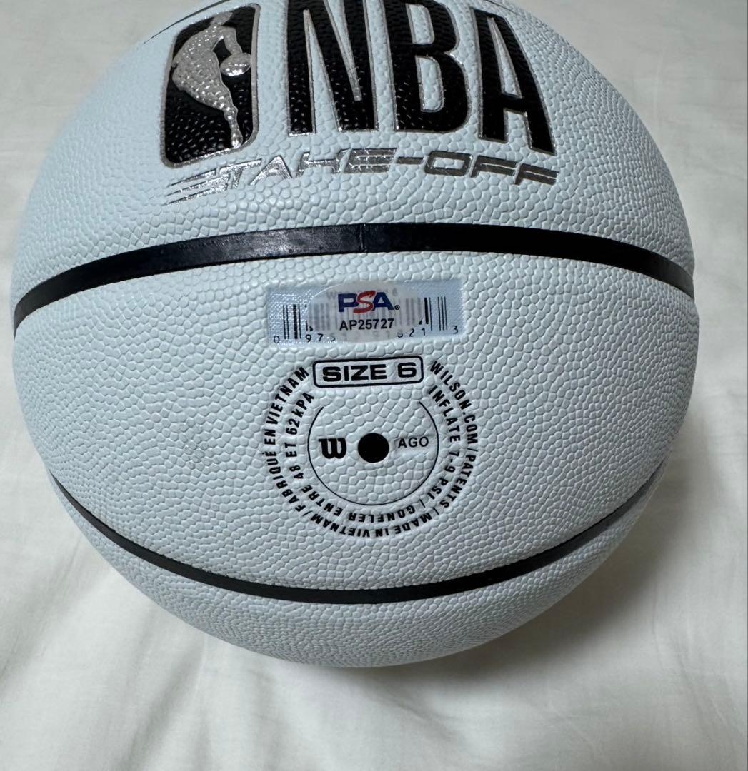 【超希少】Wilson 河村勇輝サイン入りバスケットボール　PSA鑑定